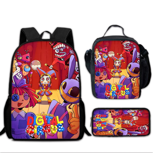 حقيبة ظهر مدرسية للأطفال من Cartoon A-AmazingS DigitalS Circus
