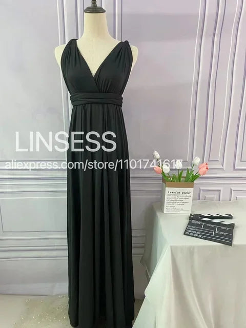 Rust Bridesmaid Dress Infinity Multiway Maxi Bridesmaid Dress