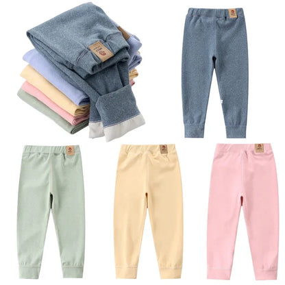 Big Size Fleece Warm Render Boys Girls Winter Velvet Leggings Pants