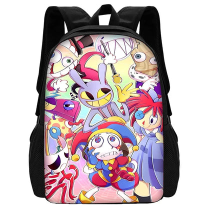 Cartoon A-AmazingS DigitalS Circus Child School Backpack Set