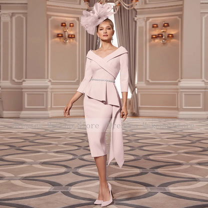 Bride V Neck Off  Shoulder Dress