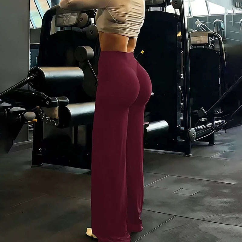 Gym Workout Wide Leg Leggings