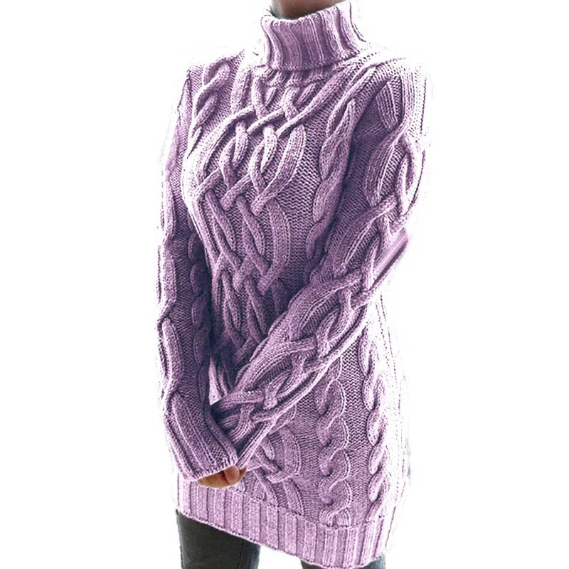 Turtleneck Thickened Twist Sweater