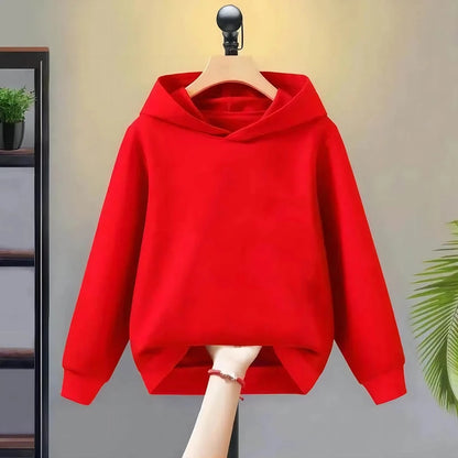 Aged 3-12  Casual Versatile Top & Coat Hoodies