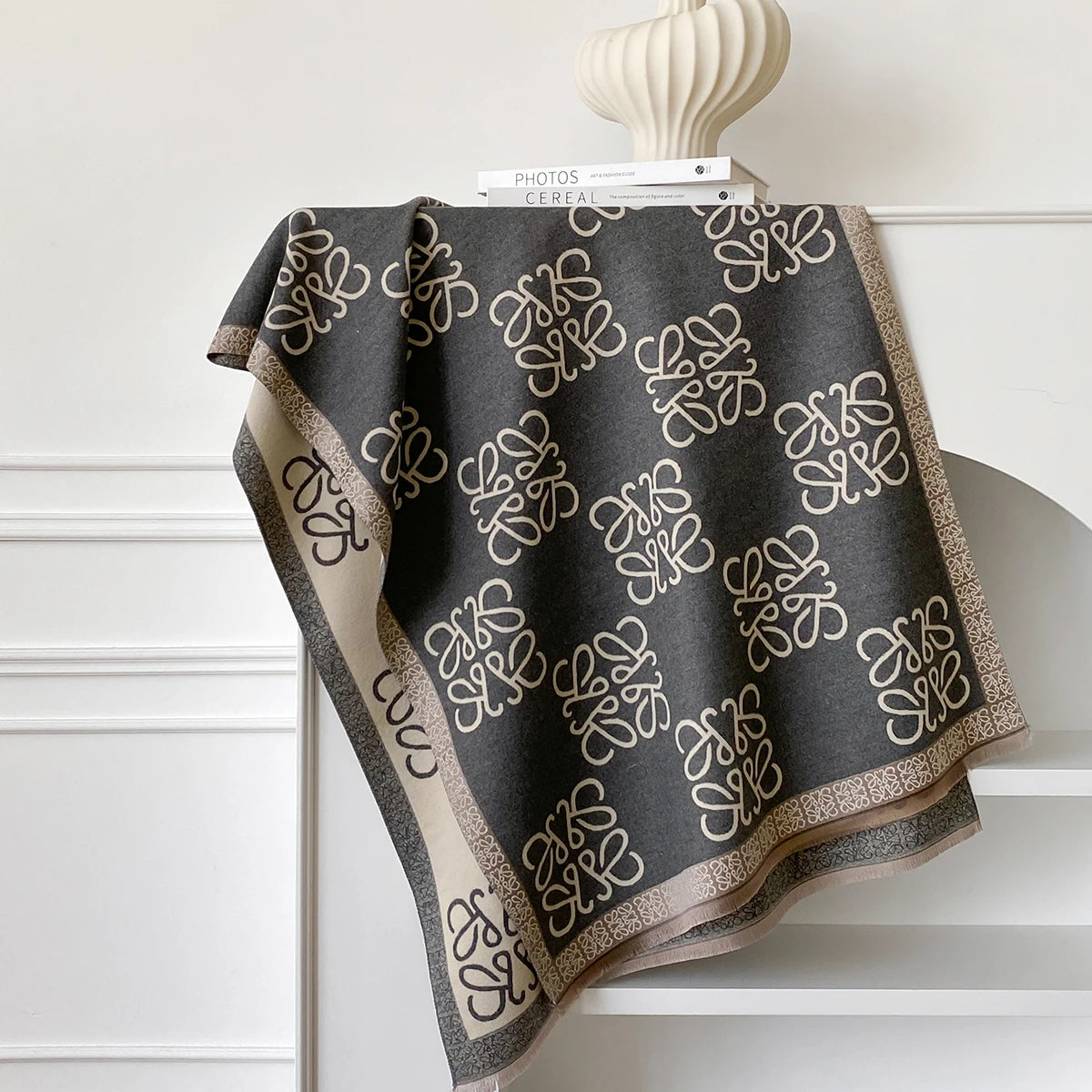 سكارف الكشمير الدافئ الفاخر