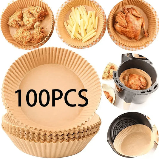 1/100PCS Air Fryer Disposable Paper