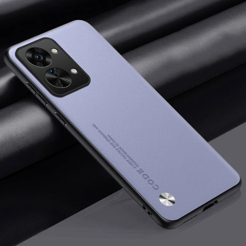 Matte Silicone Phone Case For OnePlus Nord 2T 5G Nord2T Luxury PU Leather Protection Case