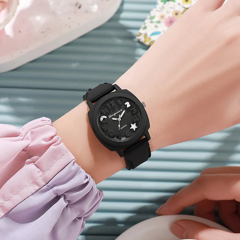 3D Arabic Dial Quartz Watch
