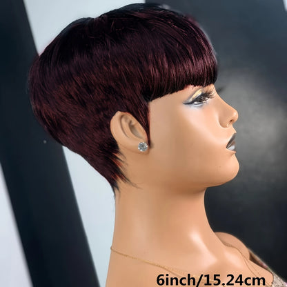 Straight Human Hair Wigs