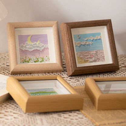 Oil painting stick picture frame pendulum table