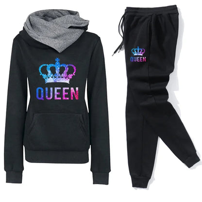 Hoodie Tracksuit Casual Sweatshirt Outdoors Sports Jogging Tops Pants