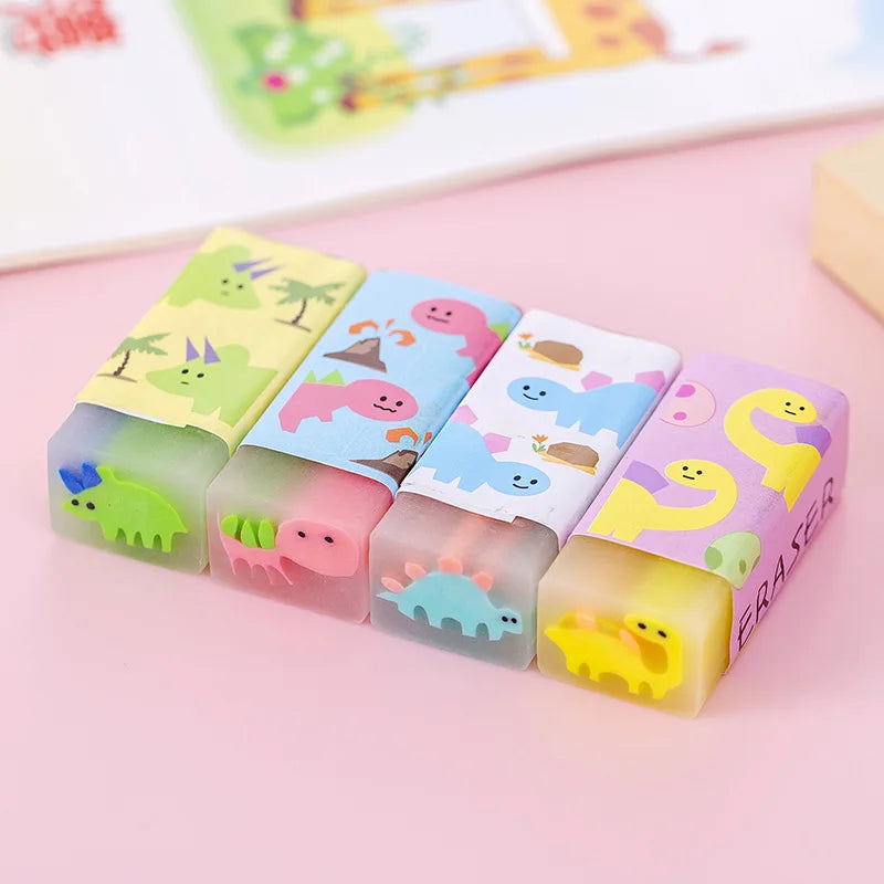 3pcs/lot Cartoon Creative Fruit Eraser Pupils Exam Pencil Eraser