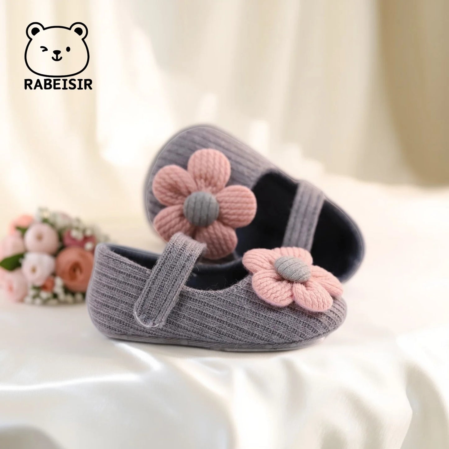 Cute Flower Mary Jane Flat Shoes