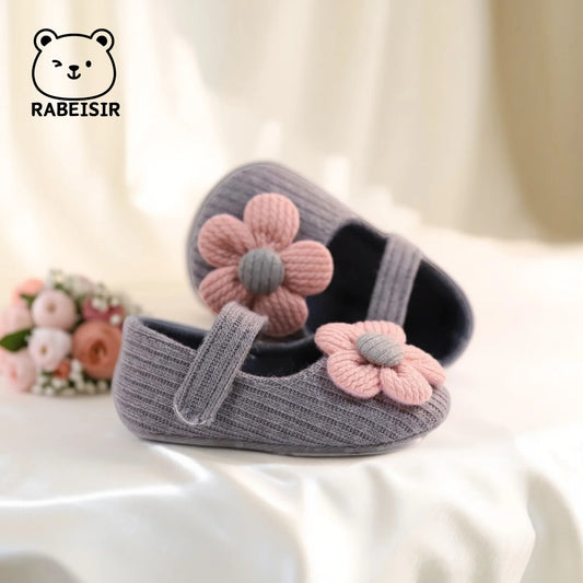 Cute Flower Mary Jane Flat Shoes