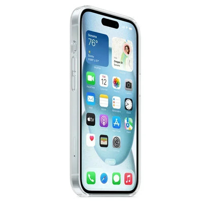 Original Magnetic Clear Case for iPhone 17 mini Funda for Magsafe Silicone Transparent Cover