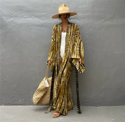 Long Kimono Swimsuit Cover up Outfits Bathing Suit