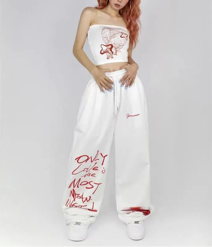 Street Hip-hop Wide Leg Pants