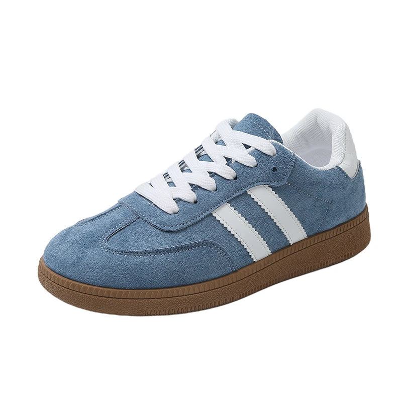 Casual Lace Up Flats Tennis  Walking Sneakers