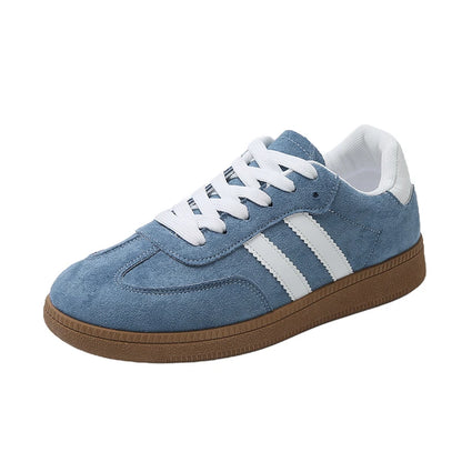 Casual Lace Up Flats Tennis  Walking Sneakers