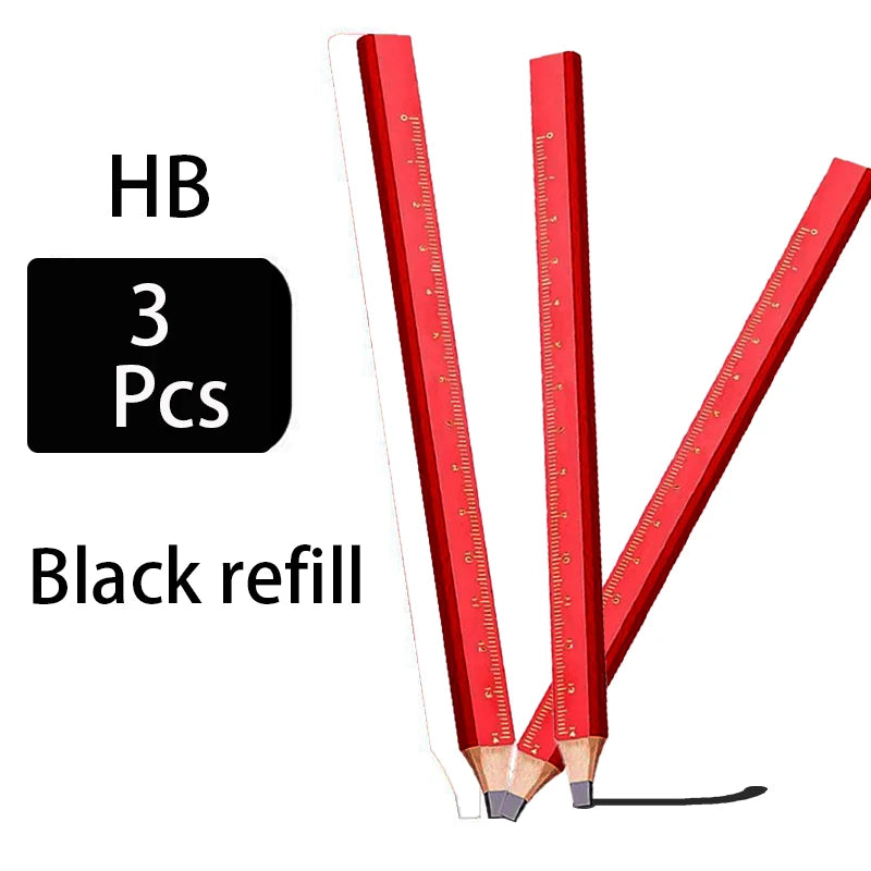 Anti-Slip Wooden Pencil Millimeter Scale Professional Pencil