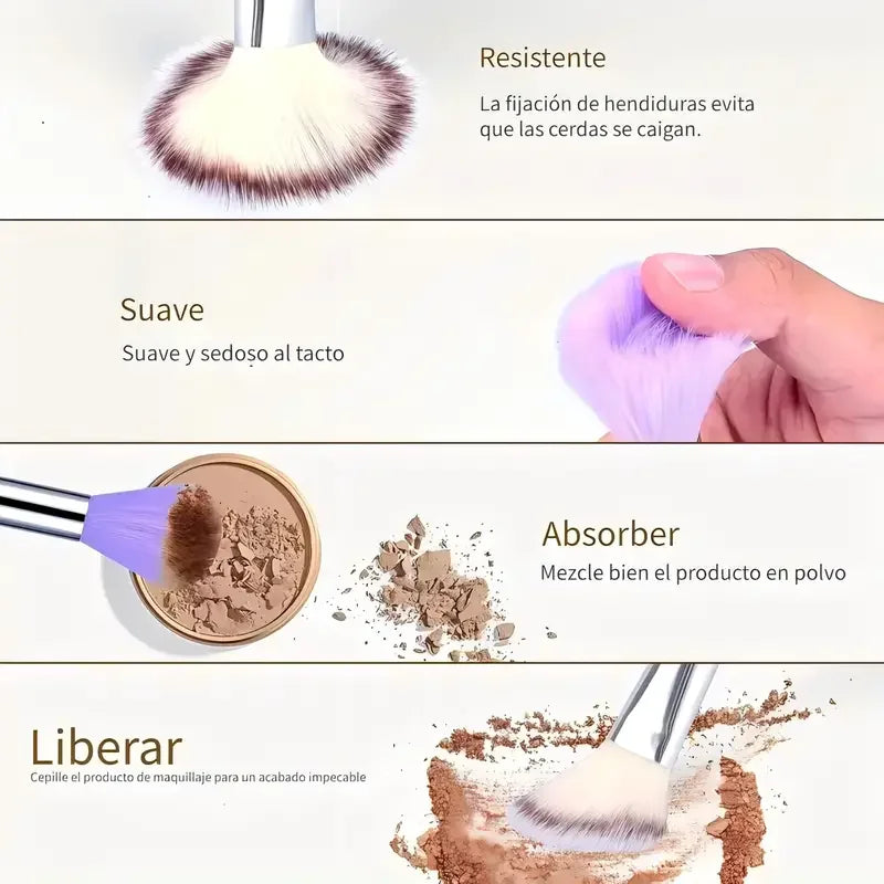 Makeup Brushes Set Foundation Eyeshadow Blush Powder