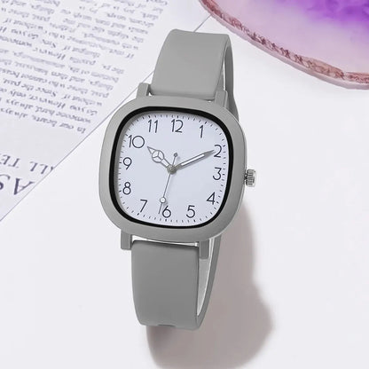Quartz Simplicity Causal Silicone Strap Quartz Watch