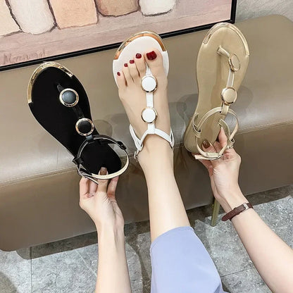 Casual Flat Flip Flops Open Toe Sandals