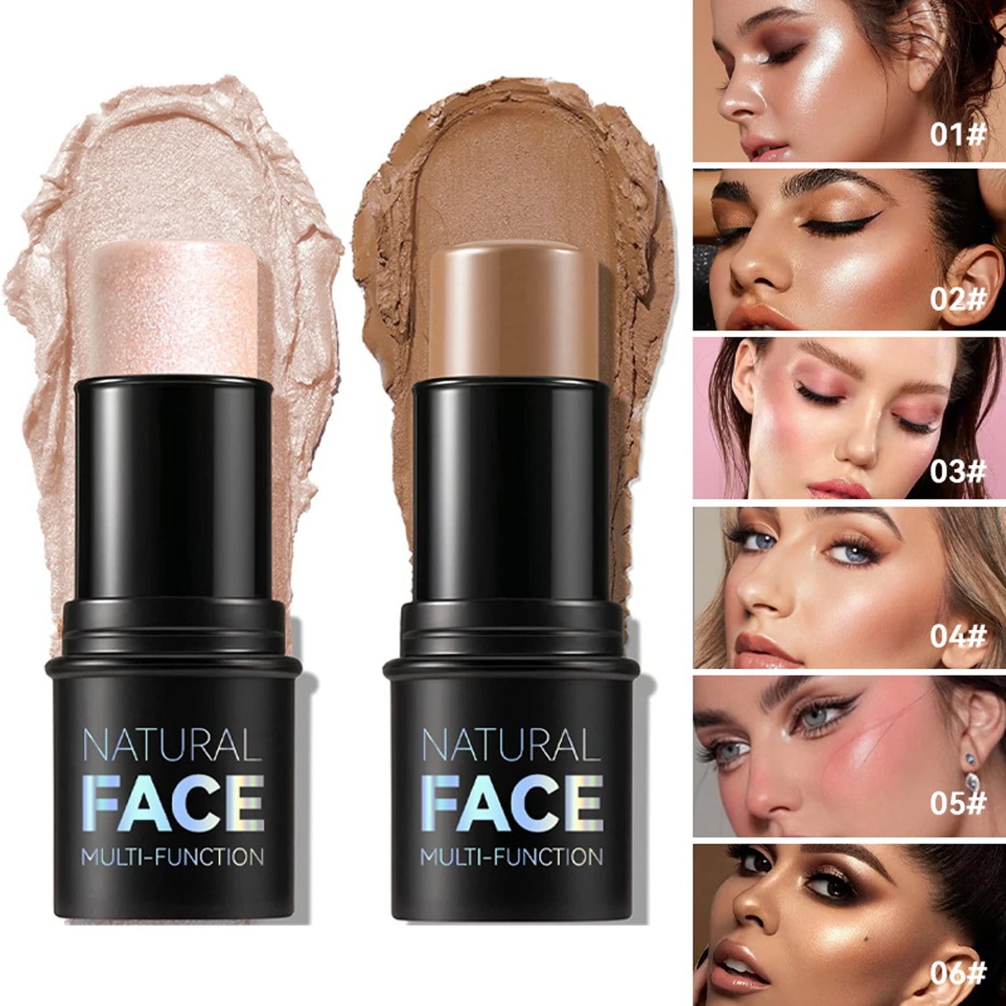 Face Contour Bronzer Stick Face Brighten Makeup