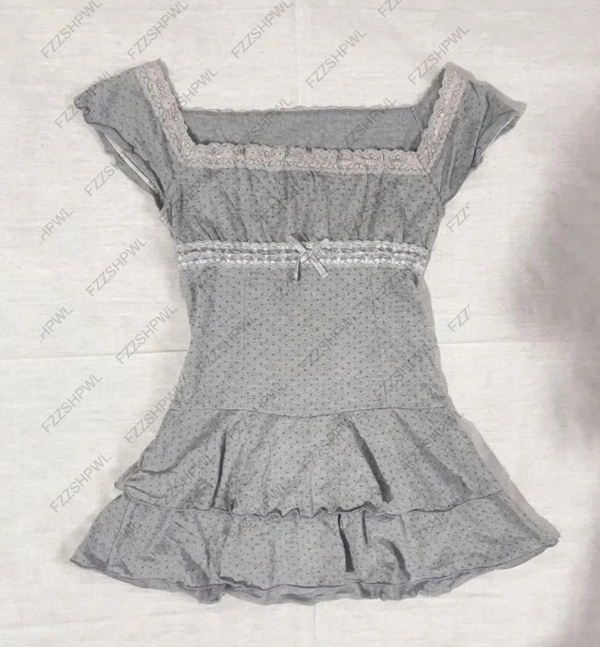 Pleated Tees Sexy Girl Slim Fit Tees Shirt