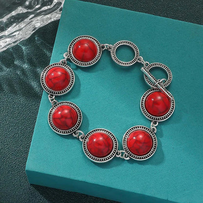 Boho Vintage Round Pearl Bohemian Adjustable Bracelet