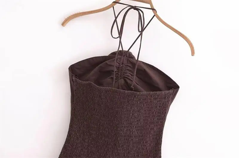 Top Hanging Neck Dress