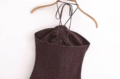 Top Hanging Neck Dress