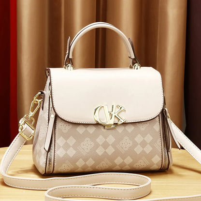 DANA Retro Letter Print Mini Crossbody Bag