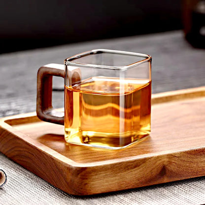 Small Capacity Fresh Ground Coffee Glass Coffee Mug