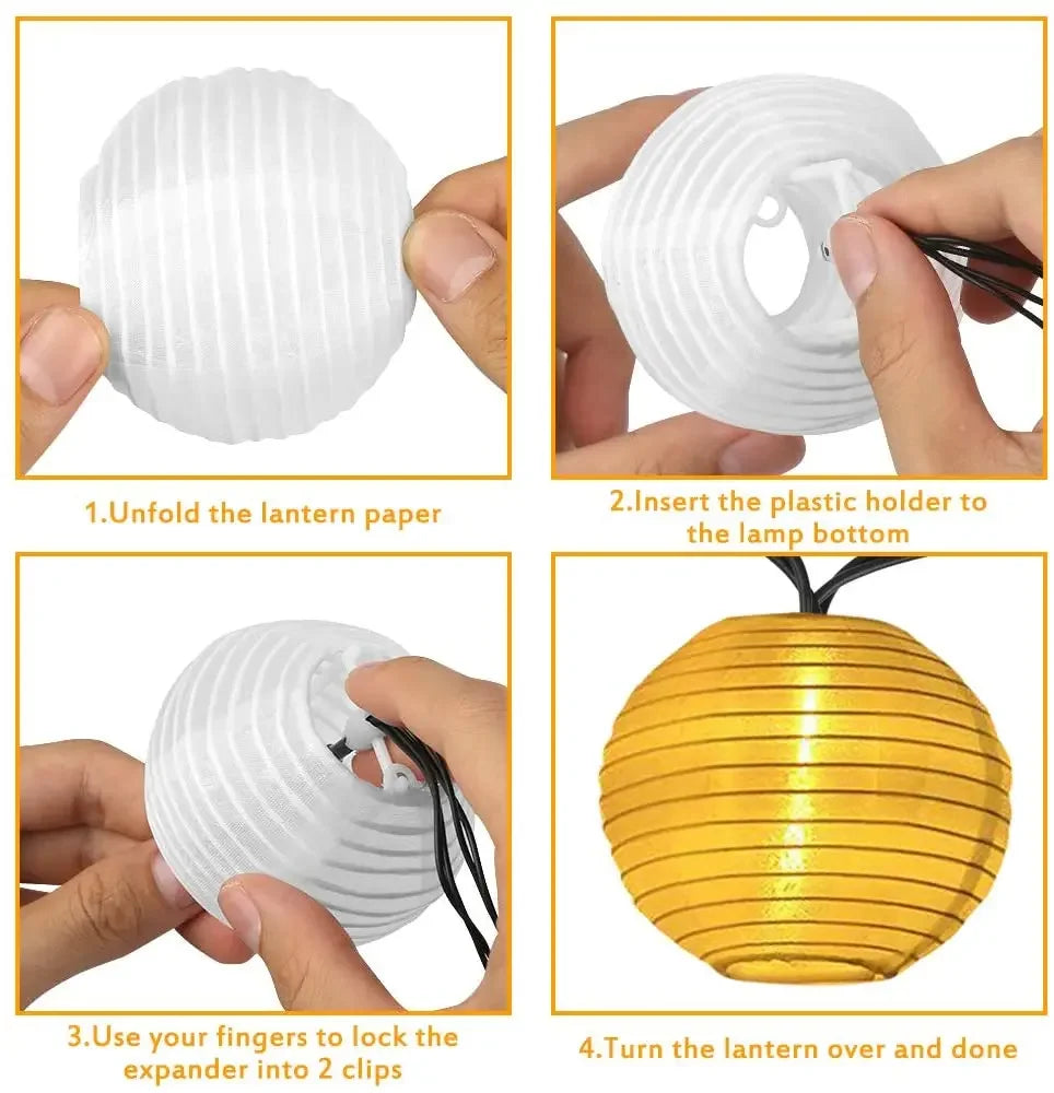 10-30 LedS Solar Light Waterproof Solar String Lights Garden Yard