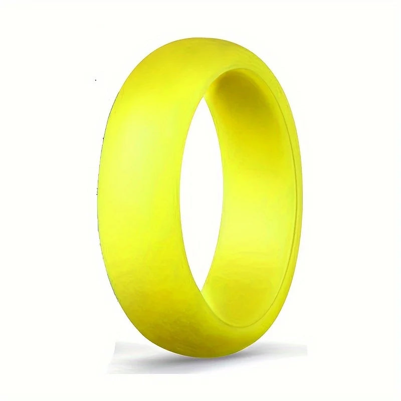Silicone Hypoallergenic Crossfit Flexible Rubber Finger Rings
