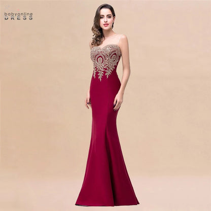 Elegant Mermaid Sweetheart Illusion Dress