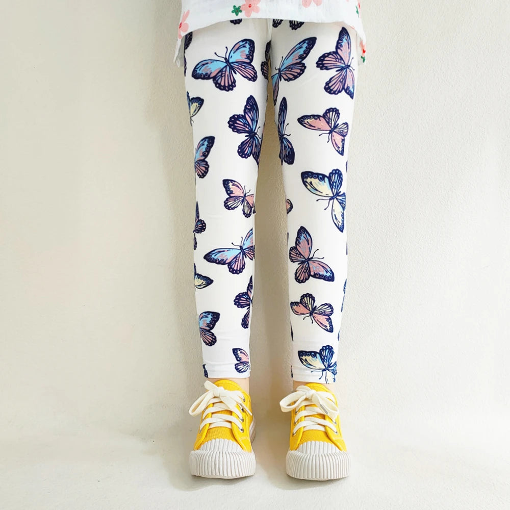 Summer Skinny Slim Elasticity Leggings Pencil Pants 2-13 YEAR