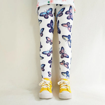 Summer Skinny Slim Elasticity Leggings Pencil Pants 2-13 YEAR