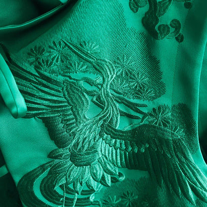 Chinese Style Outerwear Vest Flowers Embroidered Lacing Vests