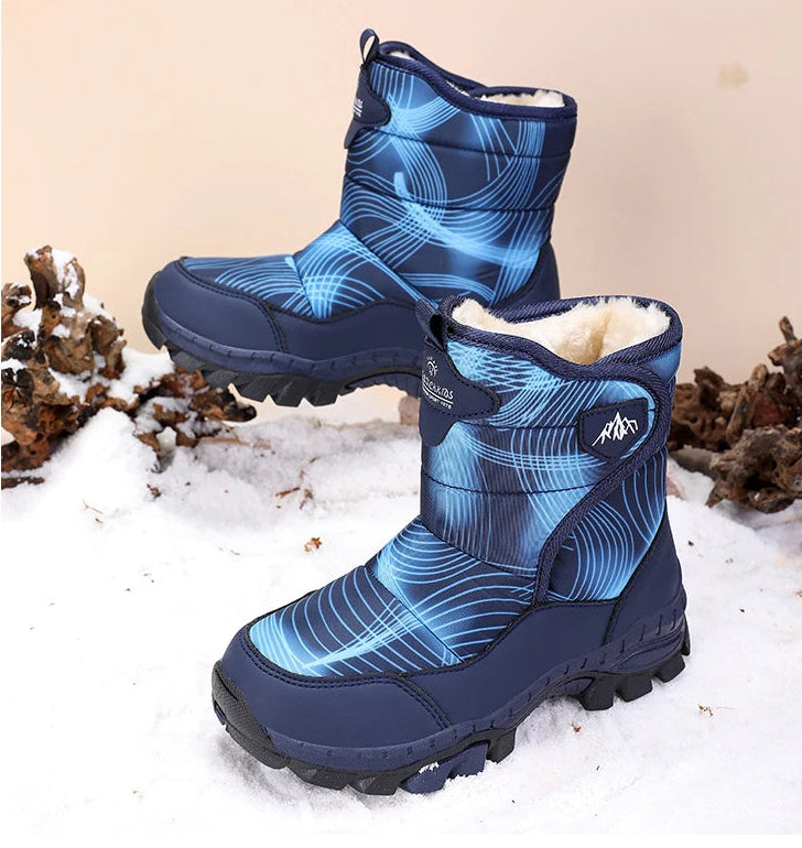 Anti-Slip  Fleece and Thickened Warm Cotton Snow Boots
