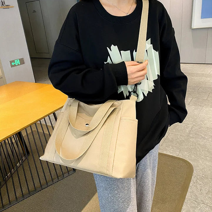Large Capacity Nylon Crossbody Casual Messenger Shoulder Bag