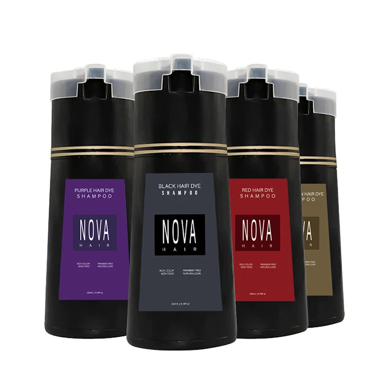 Nova Hair Dyeing Hair Care Shampoo 3-in-1