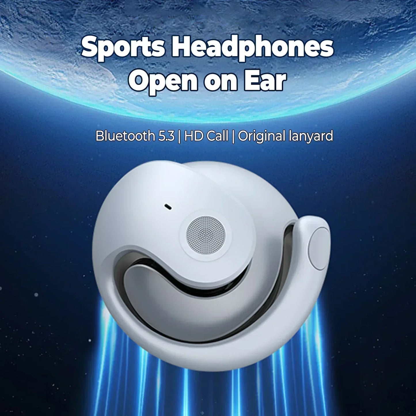 Wireless Bluetooth 5.3 HD Voice Call Earphones Noise Reduction Headphones Portable Earbuds