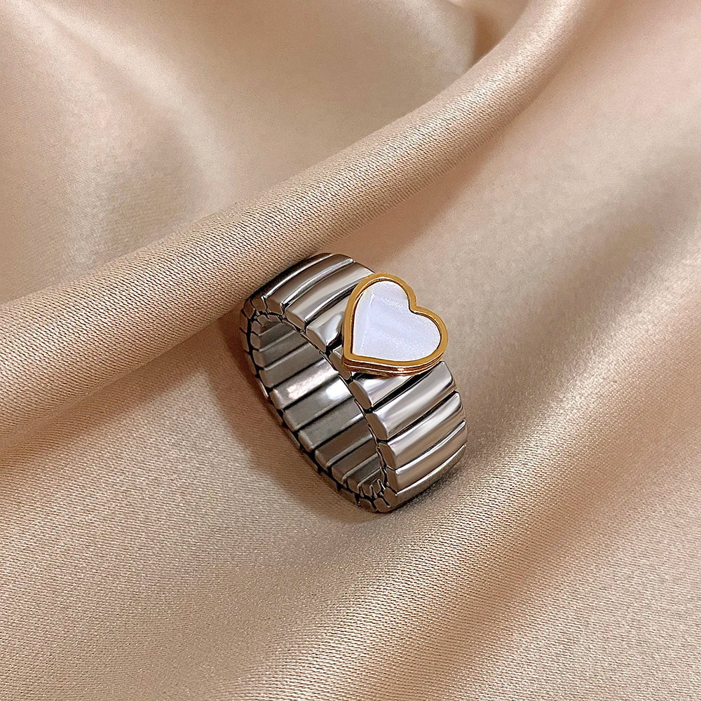 Gold Plated Stainless Steel Elastic Bangles Bracelet