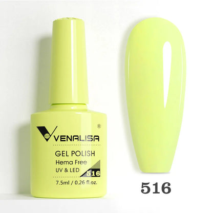 Full Coverage Beautiful Semi Permanent Soak Off UV LED Gel Nail Polish