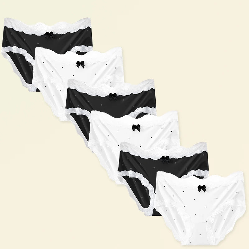 Polka Dot Underpants Sexy Transparent Lingerie Set