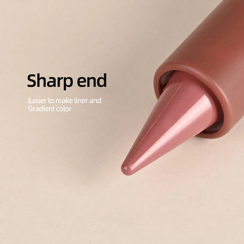 Matte Liner Lipstick Pen Gradient Lip Liner Red Brown Lipsticks