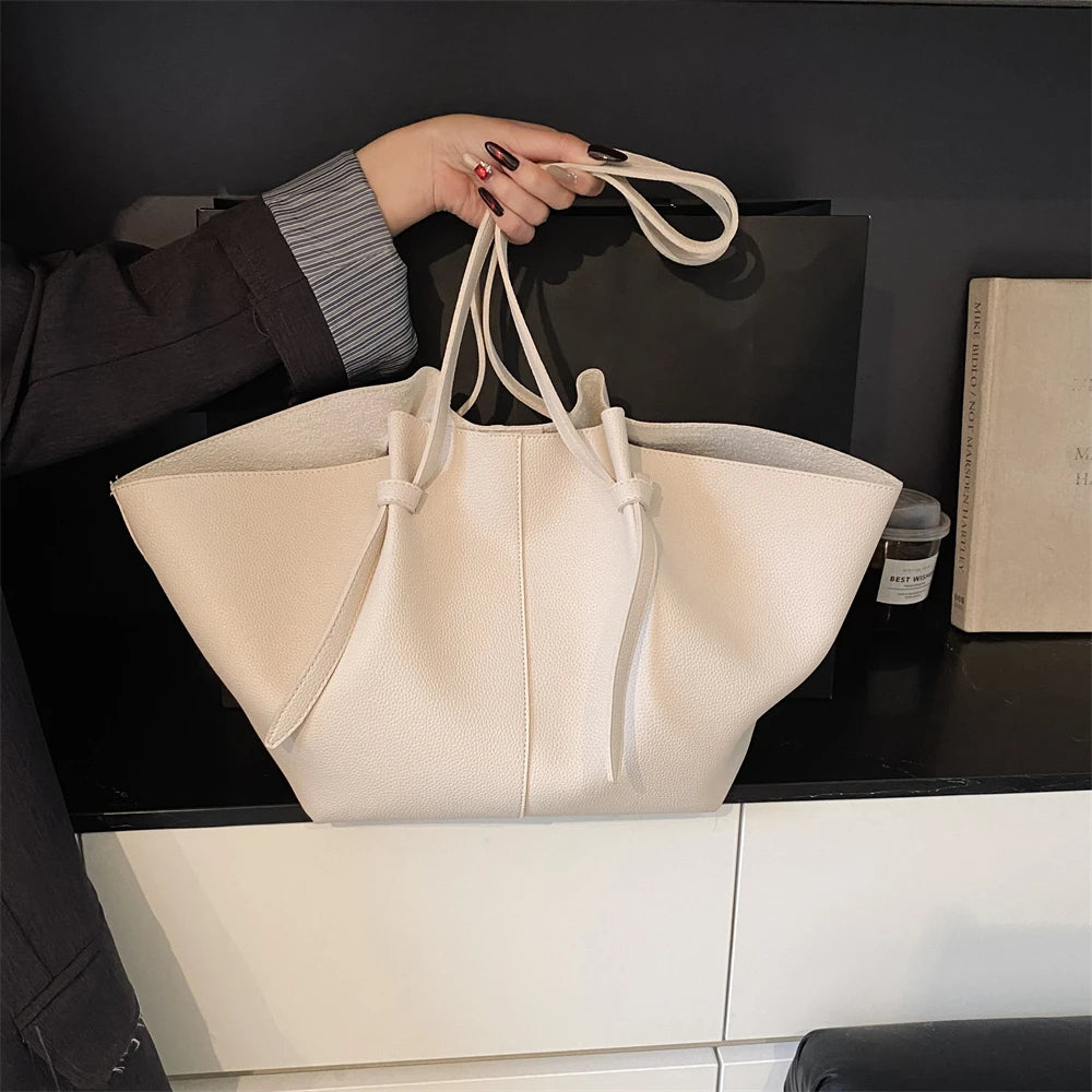 DANA PU Leather Capacity Shopper Handbags
