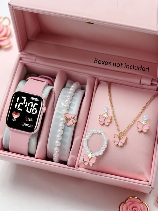 Love Pattern Electronic Butterfly Set